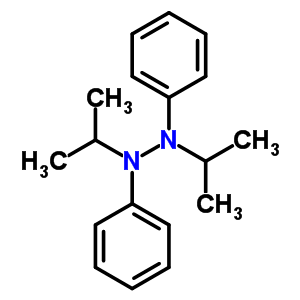 Hydrazine,1,2-bis(1-methylethyl)-1,2-diphenyl- Structure,63378-85-8Structure