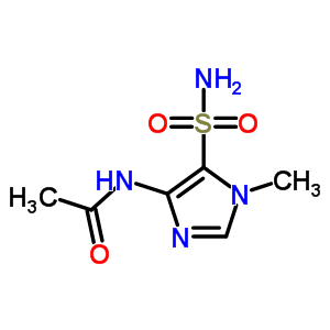 N-(1-methyl-5-sulfamoyl-imidazol-4-yl)acetamide Structure,6339-61-3Structure