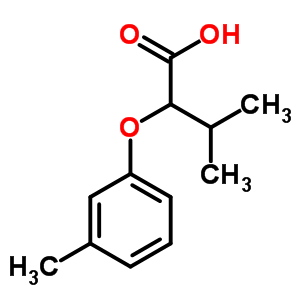 3-Methyl-2-(3-methylphenoxy)butanoic acid Structure,63403-11-2Structure