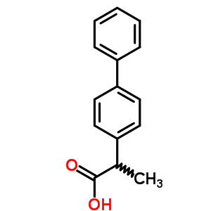 Alpha-methyl-4-biphenylacetic acid Structure,6341-72-6Structure