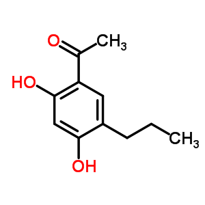 1-(2,4-Dihydroxy-5-propylphenyl)ethan-1-one Structure,63411-87-0Structure