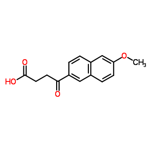 4-(6-Methoxy-2-naphthyl)-4-oxobutanoic acid Structure,6342-90-1Structure