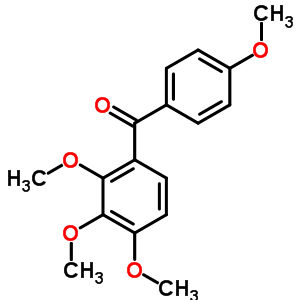 (4-Methoxyphenyl)-(2,3,4-trimethoxyphenyl)methanone Structure,6342-99-0Structure