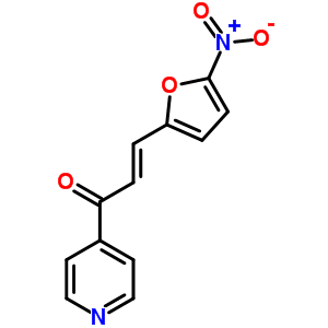 3-(5-Nitro-2-furyl)-1-(4-pyridyl)-2-propen-1-one Structure,63421-93-2Structure