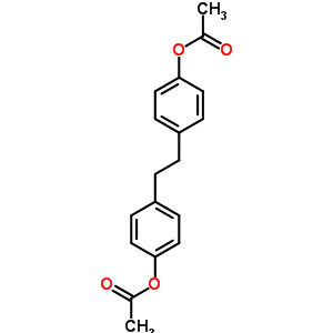 4,4’-(1,2-Ethanediyl)bis(phenol)diacetate Structure,63450-00-0Structure