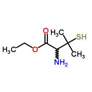 Ethyl 2-amino-3-methyl-3-sulfanyl-butanoate Structure,63474-91-9Structure