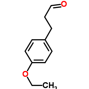 4-Ethoxy-benzenepropanal Structure,63537-11-1Structure