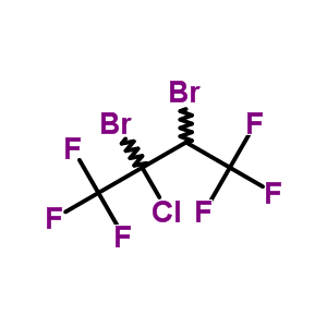 2,3-Dibromo-2-chloro-1,1,1,4,4,4-hexafluorobutane Structure,63573-66-0Structure