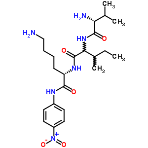 Valyl-leucyl-lysine 4-nitroanilide Structure,63589-93-5Structure