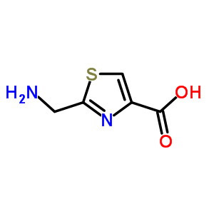 2-(Aminomethyl)-1,3-thiazole-4-carboxylic acid Structure,63628-60-4Structure