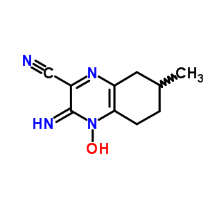 4-Hydroxy-3-imino-7-methyl-5,6,7,8-tetrahydroquinoxaline-2-carbonitrile Structure,63630-21-7Structure