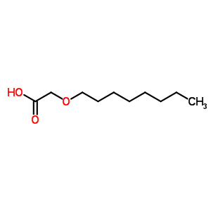 2-辛氧基乙酸結構式_63632-58-6結構式