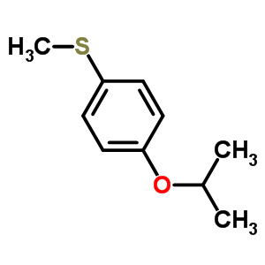 1-Isopropoxy-4-methylthiobenzene Structure,63635-20-1Structure