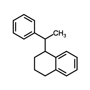 Naphthalene,1,2,3,4-tetrahydro(1-phenylethyl)- Structure,63674-30-6Structure