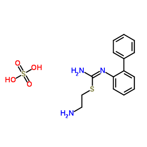 O-biphenyl-2-(2-aminoethyl)-isothiouronium sulfate Structure,63679-74-3Structure