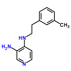 3-Amino-4-[[2-(o-tolyl)ethyl ]amino]pyridine Structure,63680-99-9Structure