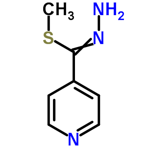 4-Pyridinecarbohydrazonothioic acid methyl ester Structure,63690-18-6Structure