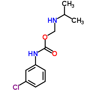 M-chlorocarbanilic acid n-isopropylaminomethyl ester Structure,63716-28-9Structure