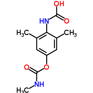 4-(Methylcarbamoyloxy)-2,6-dimethylcarbanilic acid Structure,63716-30-3Structure