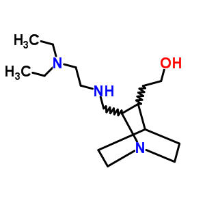 2-[[2-(Diethylamino)ethyl ]aminomethyl ]-3-quinuclidineethanol Structure,63716-81-4Structure