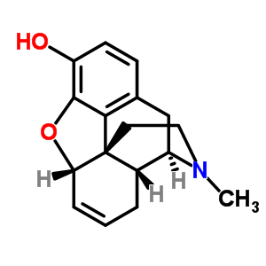 6,7-Didehydro-4,5α-epoxy-17-methylmorphinan-3-ol Structure,63732-65-0Structure