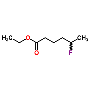 5-氟己酸乙酯結(jié)構(gòu)式_63765-77-5結(jié)構(gòu)式