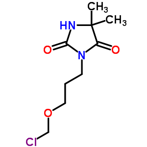 3-[3-(Chloromethyloxy)propyl ]-5,5-dimethylhydantoin Structure,63765-96-8Structure