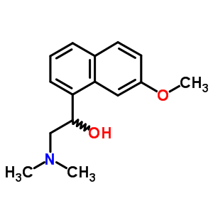 α-(dimethylaminomethyl)-7-methoxy-1-naphthalenemethanol Structure,63766-08-5Structure