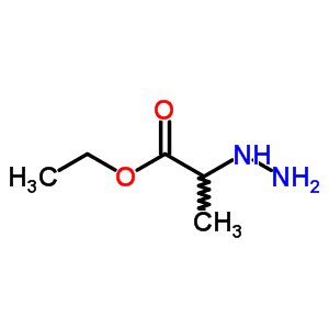 2-肼基丙酸乙酯結(jié)構(gòu)式_63772-20-3結(jié)構(gòu)式