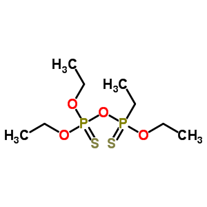 Ethyl-phosphonothioic acid o-ethyl ester anhydride with o,o-diethyl phosphorothioate Structure,63815-52-1Structure