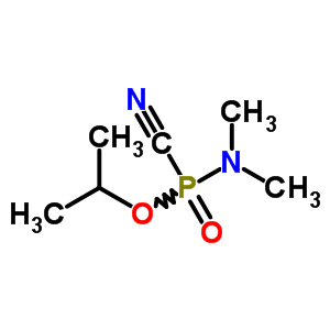 N,n-dimethylphosphoramidocyanidic acid isopropyl ester Structure,63815-55-4Structure