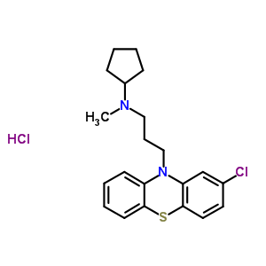 2-Chloro-n-cyclopentyl-n-methyl-10h-phenothiazine-10-propan-1-amine Structure,63833-99-8Structure