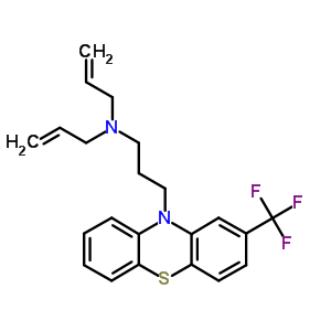 N,n-diallyl-2-(trifluoromethyl)-10h-phenothiazine-10-propan-1-amine Structure,63834-03-7Structure