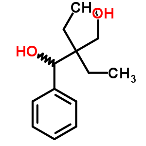 1-Phenyl-2,2-diethyl-1,3-propanediol Structure,63834-79-7Structure