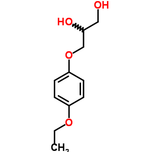 3-(P-ethoxyphenoxy)-1,2-propanediol Structure,63834-84-4Structure