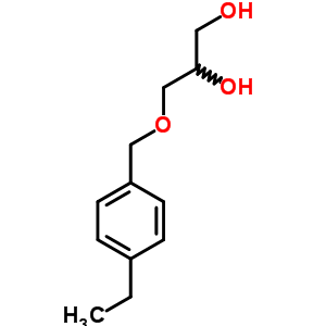 3-(P-ethylbenzyloxy)-1,2-propanediol Structure,63834-85-5Structure