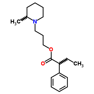 2-Phenylbutyric acid 3-(2-methylpiperidino)propyl ester Structure,63867-24-3Structure