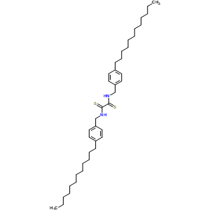 N,n’-bis(p-dodecylbenzyl)ethanebisthioamide Structure,63867-40-3Structure