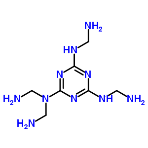 N,n,n’,n’’-tetrakis(aminomethyl)-1,3,5-triazine-2,4,6-triamine Structure,63868-90-6Structure