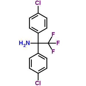 Benzenemethanamine,4-chloro-a-(4-chlorophenyl)-a-(trifluoromethyl)- Structure,63875-66-1Structure