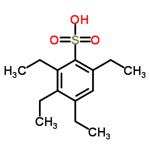 Benzenesulfonic acid,2,3,4,6-tetraethyl- Structure,63877-65-6Structure