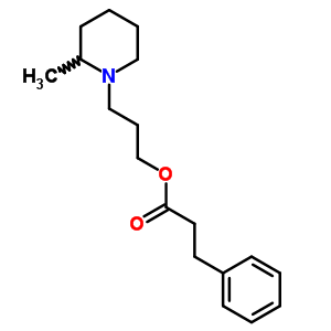 3-Phenylpropanoic acid 3-(2-methylpiperidino)propyl ester Structure,63884-41-3Structure