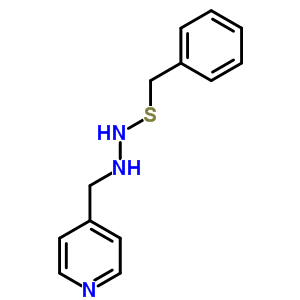 1-Benzylthio-2-(4-pyridylmethyl)hydrazine Structure,63884-55-9Structure