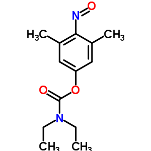 N,n-diethylcarbamic acid 4-nitroso-3,5-xylyl ester Structure,63884-59-3Structure