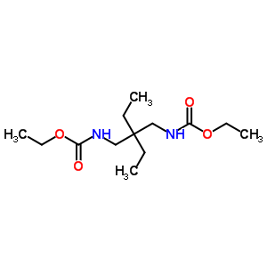 (2,2-Diethyl-1,3-propanediyl)dicarbamic acid diethyl ester Structure,63884-61-7Structure