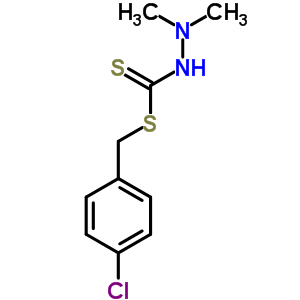 Dimethylaminodithiocarbamic acid p-chlorobenzyl ester Structure,63884-63-9Structure