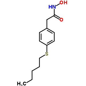 P-(pentylthio)phenylacetohydroxamic acid Structure,63884-96-8Structure