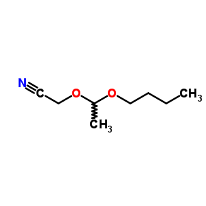 2-(1-Butoxyethoxy)acetonitrile Structure,63884-97-9Structure