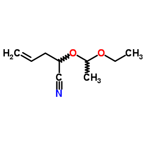 2-(1-乙氧基乙氧基)-4-戊腈結(jié)構(gòu)式_63884-99-1結(jié)構(gòu)式