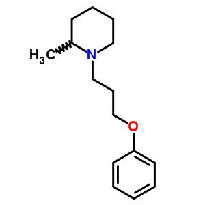 2-Methyl-1-(3-phenoxypropyl)piperidine Structure,63885-12-1Structure